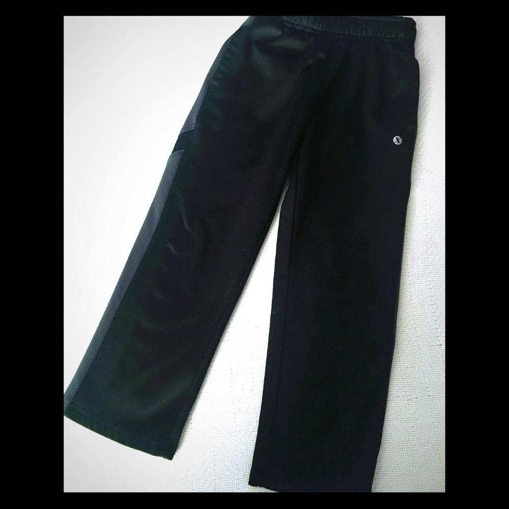 Black/Dark Gray Track Pants